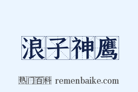 浪子神鹰是什么意思的图片